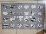 50*120CM 3D SQUARE SHAPE DIATOMITE/SILICON DESIGN QUICK DRY/WATER ABSORBENT FOOTMAT - Image 5