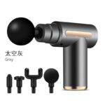 BLUE IDEA FASCIAL GUN DEEP MUSCLE ELECTRIC BODY RELAXATION MASSAGER WITH 4 REPLACEABLE HEAD - Image 3