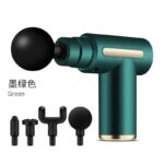 BLUE IDEA FASCIAL GUN DEEP MUSCLE ELECTRIC BODY RELAXATION MASSAGER WITH 4 REPLACEABLE HEAD - Image 4
